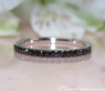 Convertible Black and White Diamond Eternity Ring
