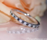 Delicate Black & White Diamond Band