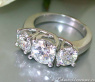 Tremendous Three Solitaire Diamond Ring