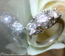 Tremendous Three Solitaire Diamond Ring