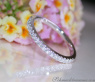 Cute Diamond Eternity Ring in White gold 14k