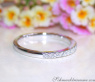 Cute Diamond Eternity Ring in White gold 14k