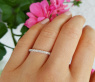 Cute Diamond Eternity Ring in White gold 14k