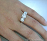 Tremendous Three Solitaire Diamond Ring