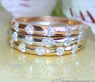 Three exquisite diamonds rings