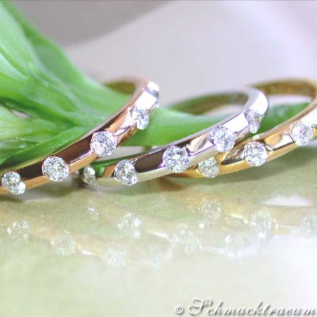 Three exquisite diamonds rings