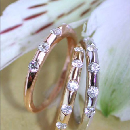 Three exquisite diamonds rings