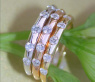 Three exquisite diamonds rings