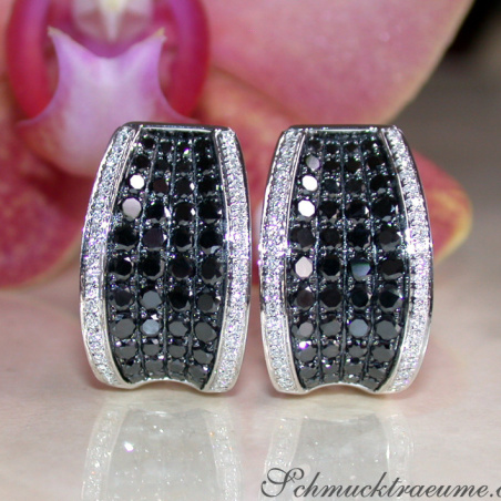 Timeless Black Diamond Earrings