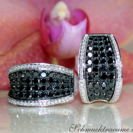 Timeless Black Diamond Earrings