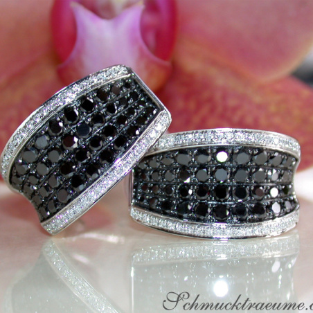 Timeless Black Diamond Earrings