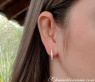 Spectacular Diamond Circle Rope Style Earrings