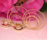 Spectacular Diamond Circle Rope Style Earrings