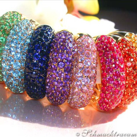 Precious Ruby Pave Ring
