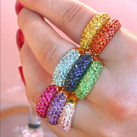 Precious Ruby Pave Ring