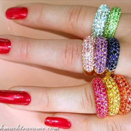 Precious Ruby Pave Ring